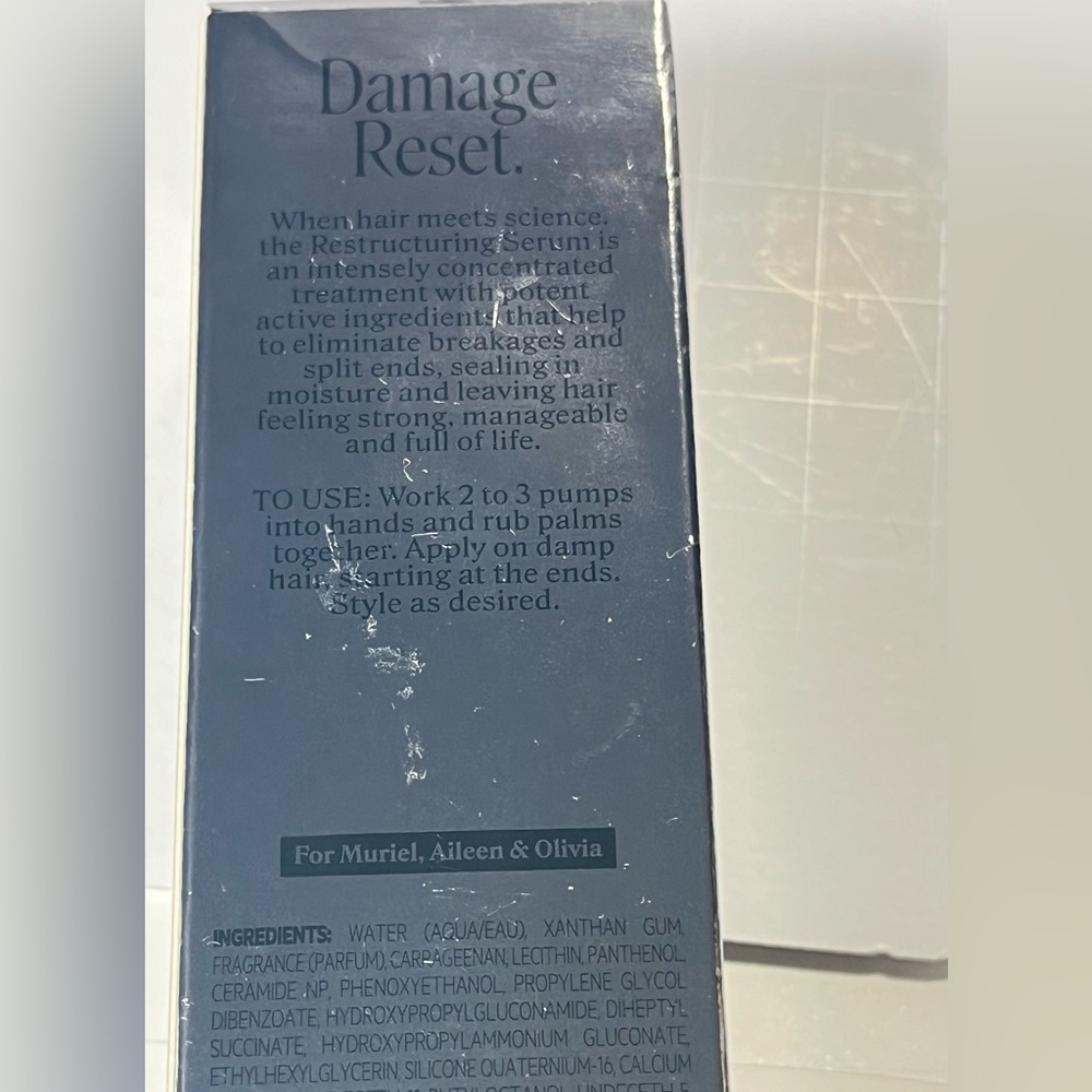 VIRGIN REPAIR Restructuring Serum for Damaged Hair full size 75 ml BNIB - Picture 4 of 4